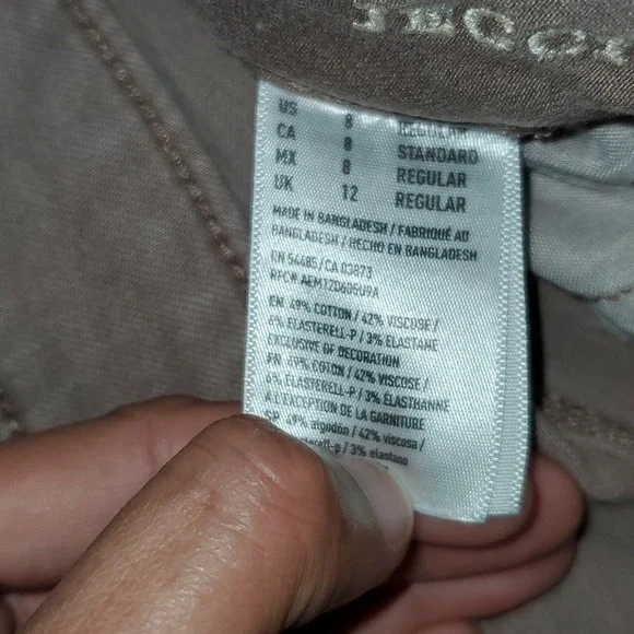 AE Mauve Ripped Knee Super Stretch X Skinny Jeans - Picture 7 of 7